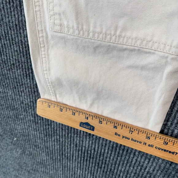 TOPMAN W32 L27 Beige‎ Carpenter Pants Utility Workwear Trousers Gorp Core Y2K - Picture 6 of 8